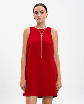 Twinset Червона сукня міні з ланцюжком 252TP2302