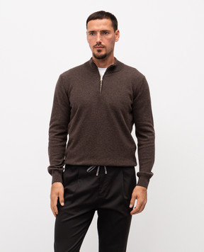 Cashmere&Whiskey Джемпер з кашеміру коричневого кольору MU8661312341R
