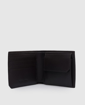 Bottega Veneta Коричневый кожаный портмоне с плетением Intrecciato Piccolo 805654V4LQ2
