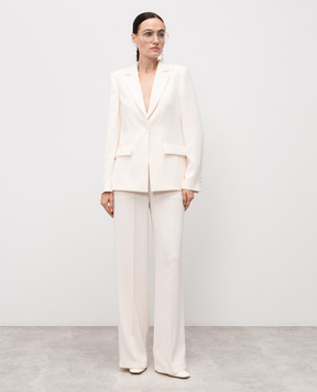 Twinset Білий жакет з логотипом 252TP2162