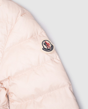 Moncler ENFANT Детская бежевая пуховая куртка Cecil K19511A00015597YF
