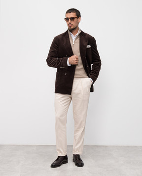 Brunello Cucinelli Белая рубашка MBUC41718