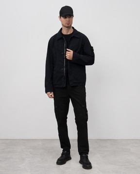 Stone Island Чорний джемпер з логотипом K1S155100052S00B0