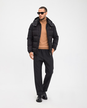 Valentino Серые брюки из шерсти с отворотами 5V3RBB668JB