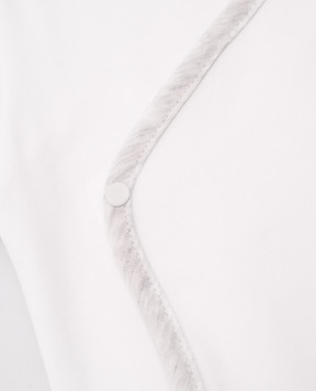 Brunello Cucinelli Детское белое боди с логотипом B0B13TU04