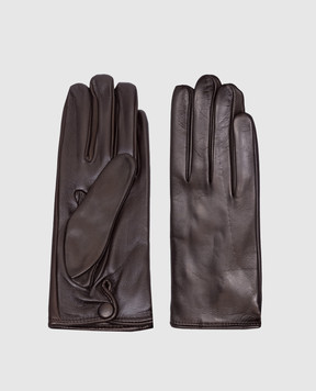 Sermoneta Gloves Коричневі шкіряні рукавички M39