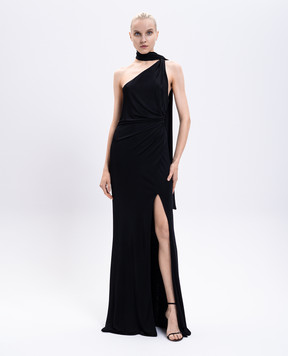 Tom Ford Чорна сукня максі на одне плече ABJ864JEX169