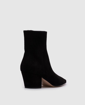Gianvito Rossi Чорні замшеві козаки KEINNA BOOTIE G7293755RIC