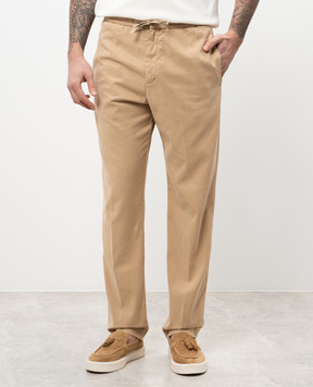Canali Бежевые брюки PT0135591695