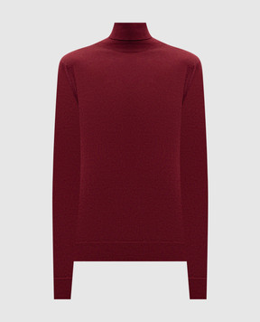 John Smedley Бордовий гольф CATKIN з вовни мериноса CATKIN
