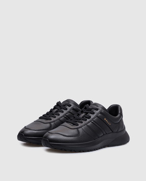Bally Черные кожаные кроссовки Outline MSK09SVT238