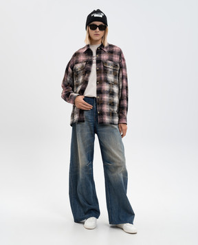 Maison Margiela MM6 Синие джинсы с эффектом потертости S52LA0266M30017