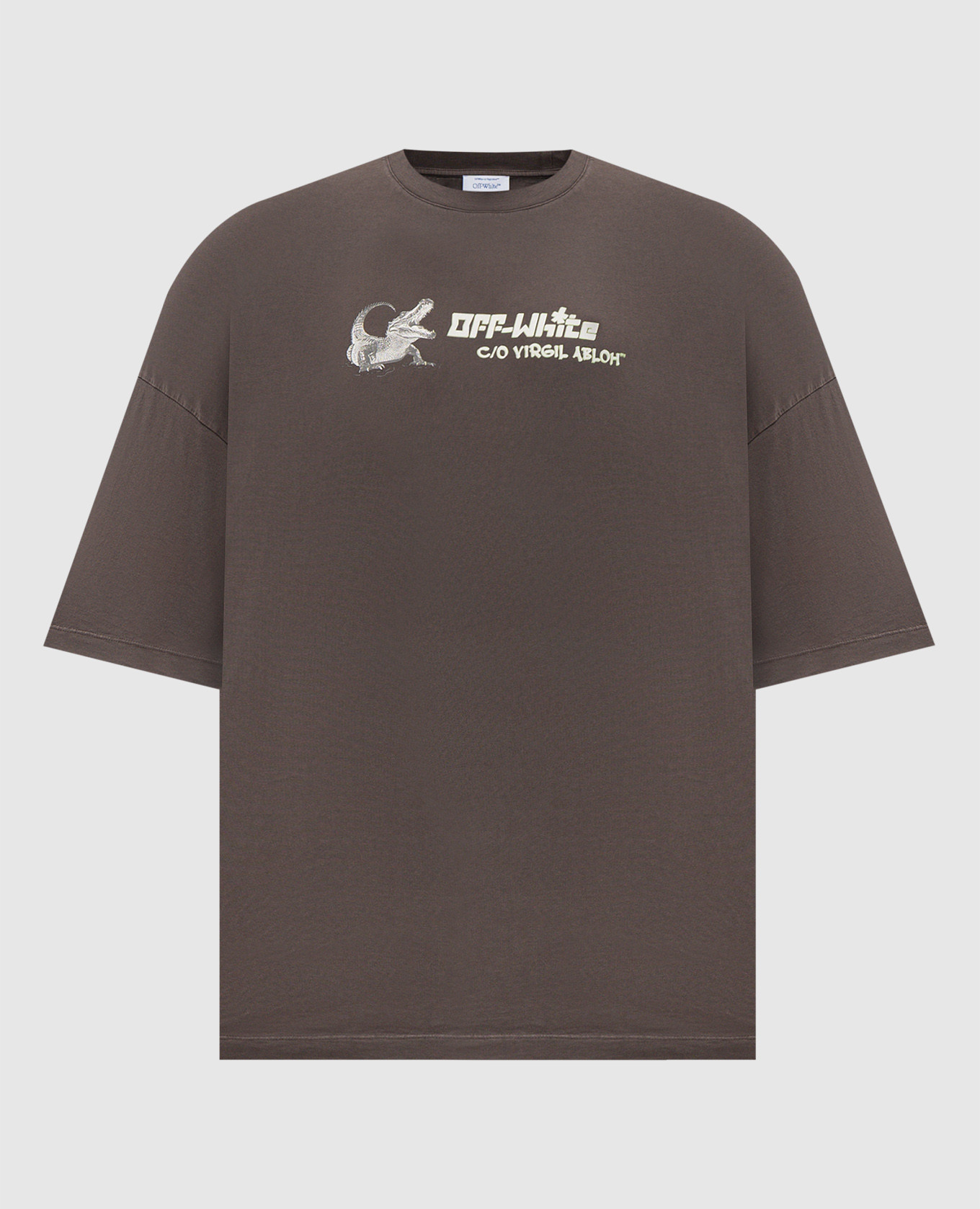 

Серая футболка WHT Croco, Серый, Футболки