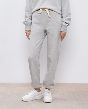 Jil Sander Серые джинсы с логотипом J40KA0130J20010
