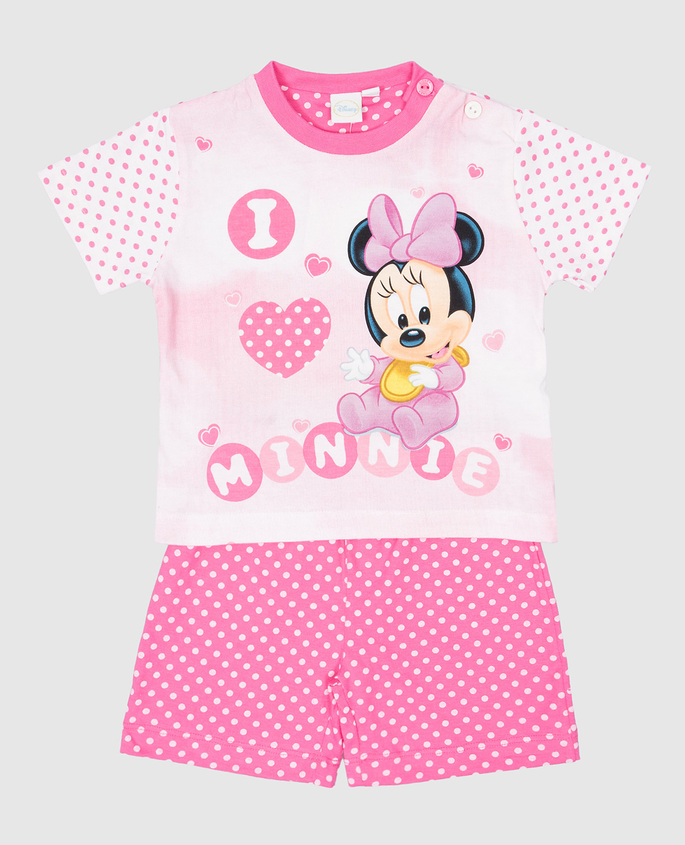 

Детская розовая пижама Disney с принтом Minnie Mouse, Розовый, Пижамы