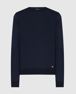 Stefano Ricci Фиолетовый джемпер из шерсти K303025G01F25345