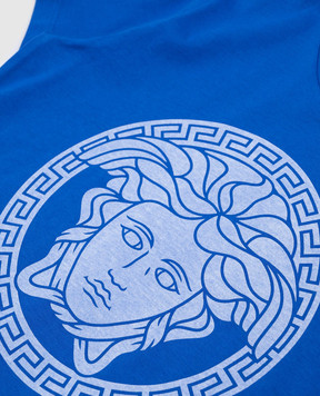 Versace Дитяча синя футболка Medusa 10183421A12978