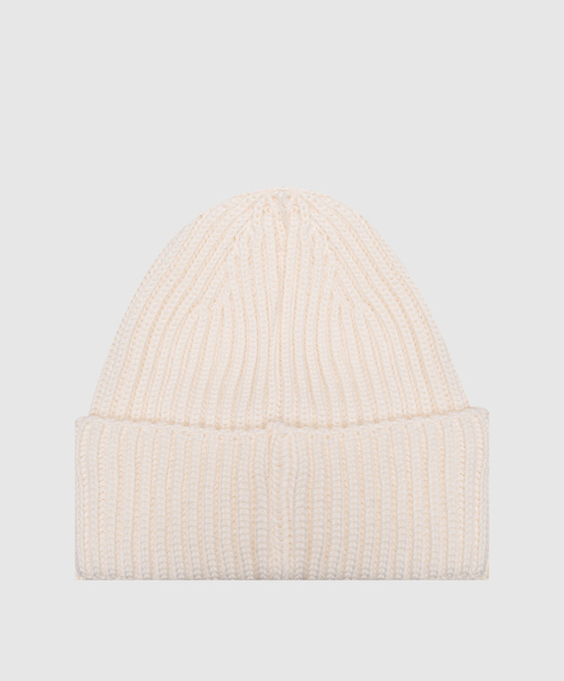 C.P. Company Белая шапка из шерсти с очками MAC122A005509A изображение 3