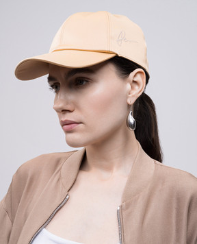 Peserico Бежева кепка з вишивкою логотипа S36193C0RCC496