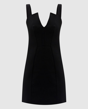 Givenchy Черное платье мини с разрезом BW227G14SD