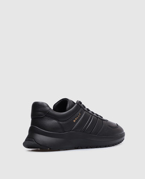 Bally Черные кожаные кроссовки Outline MSK09SVT238