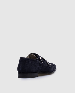 Kiton Синие замшевые монки USSTULIN00402