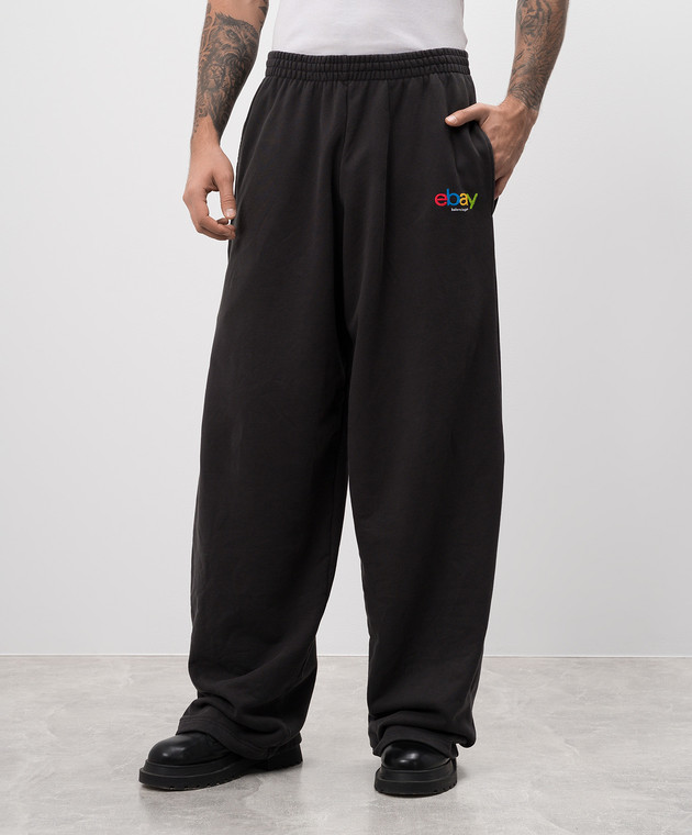 Balenciaga Серые спортивные штаны eBay 803266TRVD2 изображение 3