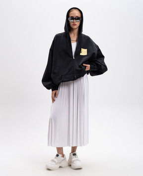Vetements Біла спідниця-плісе з логотипом WA65SK101B