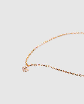 Off-White Золотистая цепочка Mini Dice OWOB13NS25MET001