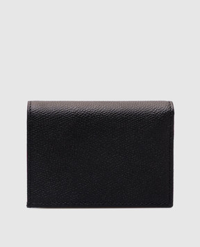 Valentino Чорне шкіряне портмоне з логотипом 7W2P0AJ3SNP
