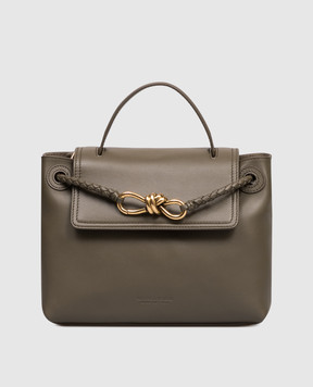 Bottega Veneta Шкіряна сумка Ciao Ciao кольору хакі 835835V4O92