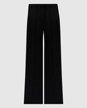 Balmain Черные брюки из шерсти EF1PO160WC09