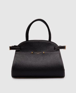 Gianni Chiarini Чорна шкіряна сумка-тоут Farah BS11465TKLCM