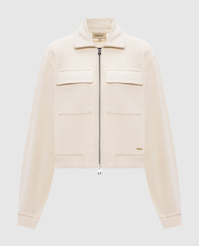 Woolrich Бежевая спортивная куртка с логотипом CFWWSW2003FRUT5051