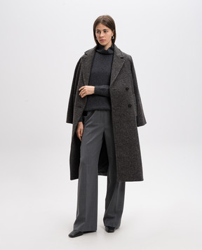 Max Mara Weekend Серые брюки PETRA с шерстью PETRA