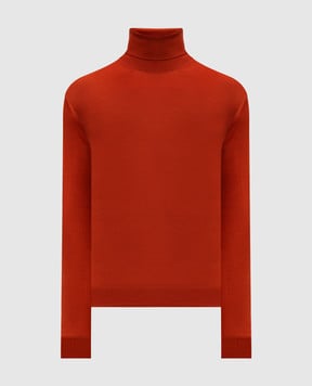 Saint Laurent Коричневый гольф из шерсти 821739Y76GM