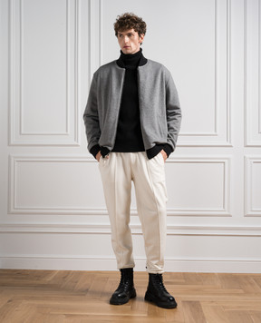 Cashmere&Whiskey Двухсторонний бомбер с шерстью и кашеміиром GM004Z13404375860