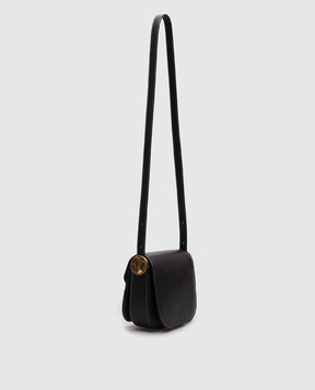 Jil Sander Чорна шкіряна сумка крос-боді з логотипом J07WG0091P5372