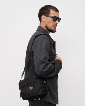 Versace Черная сумка с эмблемой 10202291A14493