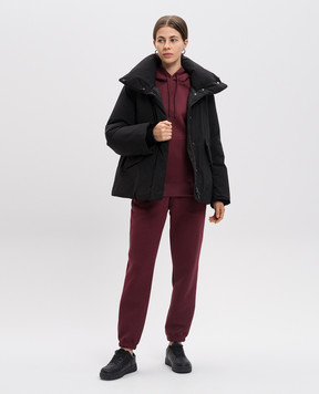 Mackage Бордовые худи с фактурным логотипом KRYSTIANw
