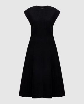 Jil Sander Черное платье миди J02CT0474J20232
