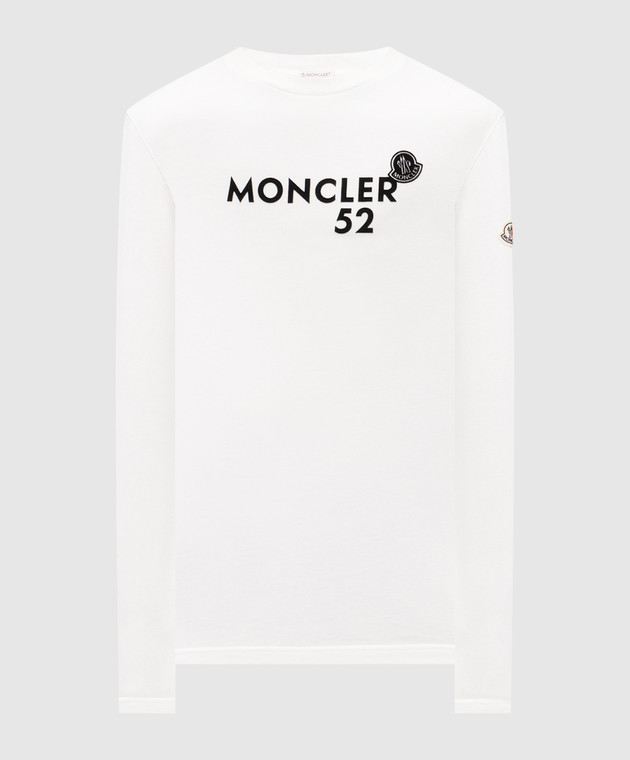 Moncler - Белый лонгслив с логотипом K20918D0001189AUG купить в Symbol