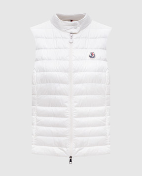 Moncler Белый пуховой жилет Igens K10931A00067597YF