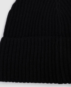 Trussardi Черная шапка из шерсти с эмблемой E601C000001NXHK01K99