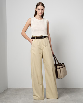 Max Mara Sportmax Бежевые палаццо GEBE GEBE