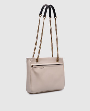 Valentino Бежевая кожаная сумка VIVA SUPERSTAR 6W2B0R14PTJ