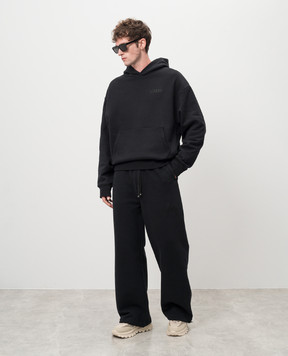 AMIRI Черные спортивные брюки с вышивкой логотипа AMJYSP1024
