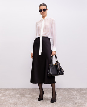 Dolce&Gabbana Біла блуза із шовку F5T27TFU1AT