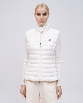 Moncler Белый пуховой жилет Igens K10931A00067597YF
