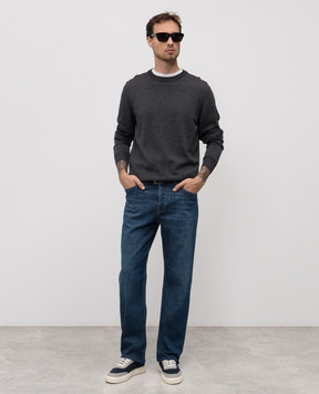 Trussardi Серый меланжевый джемпер из шерсти M0058000007NMK605K02